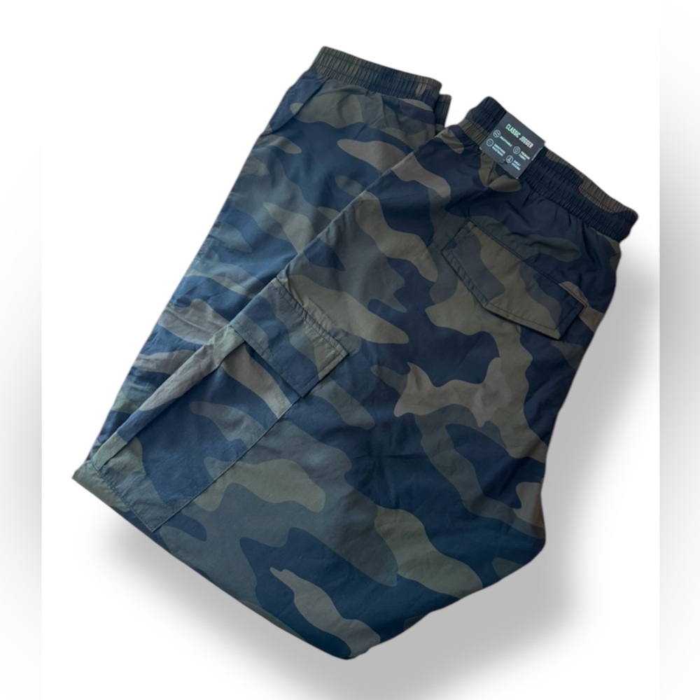 Cargo Track Jogger Victorias Secret PINK Ultimate Pants Nylon Camouflage Small